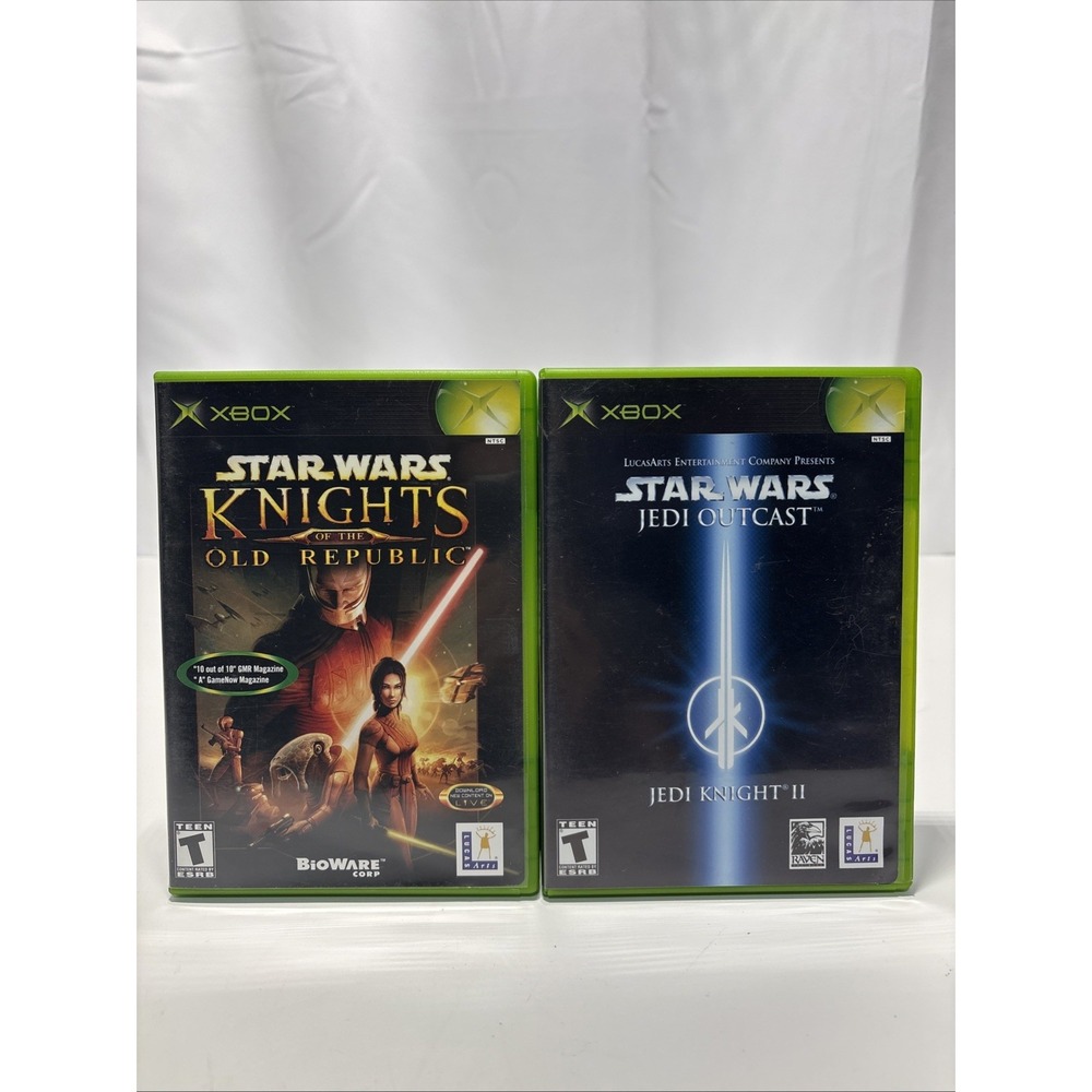 Xbox - Star Wars Jedi Knight‎ 2 & Star Wars Knights Oh The Republic Tested Works